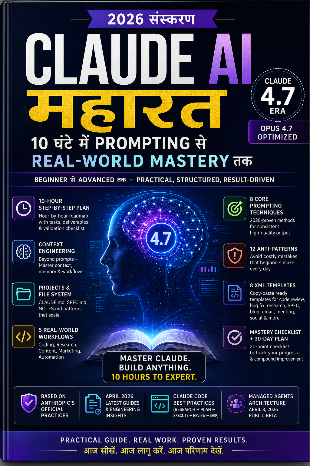 The Ultimate Claude 4.7 Prompting Guide (2026) — 10-Hour Mastery System in Hindi